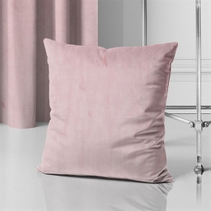 DEKORAČNÍ POTAH HOLLAND VELVET 40 X 40 PUDROVĚ RŮŽOVÝ