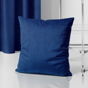 POTAH NA POLŠTÁŘ HOLLAND VELVET 40X40 TMAVĚ MODRÁ