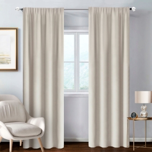 ZÁCLONY HOTOVÉ 140 X 250 CM NA ŘASÍCÍ PÁSCE BASIC KAŠMÍR
